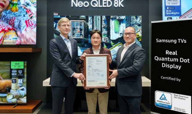 تلویزیون های QLED سامسونگ گواهینامه “نمایش کوانتومی واقعی” را از Tüv Rheinland کسب می کنند – اتاق خبر جهانی سامسونگ تلویزیون های QLED سامسونگ گواهینامه “نمایش کوانتومی واقعی” را از Tüv Rheinland کسب می کنند – اتاق خبر جهانی سامسونگ