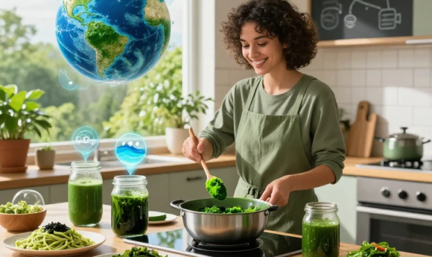 جلبک‌ها متحدان جدید آشپزخانه‌ات برای نجات کره زمین